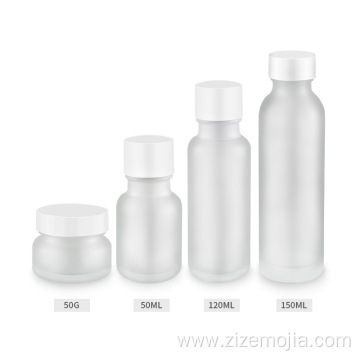 New arrival 50ml cosmetic glass lotion bottle